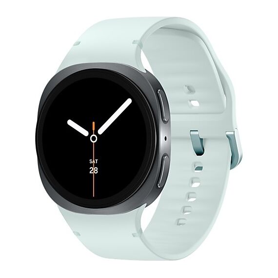 Galaxy Watch8 | 40 мм | 4G LTE | Graphite | Sport/Mint | M/L, Размер ремешка : M/L, Тип ремешка : Sport, Размер корпуса : 40 мм, Подключение часов : Bluetooth / Wi-Fi + 4G LTE, Цвет ремешка: Mint, Цвет: Graphite